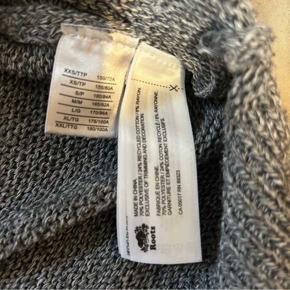 Roots Cabin Hoodie with Cream and Red Trim - Picture 3 of 4